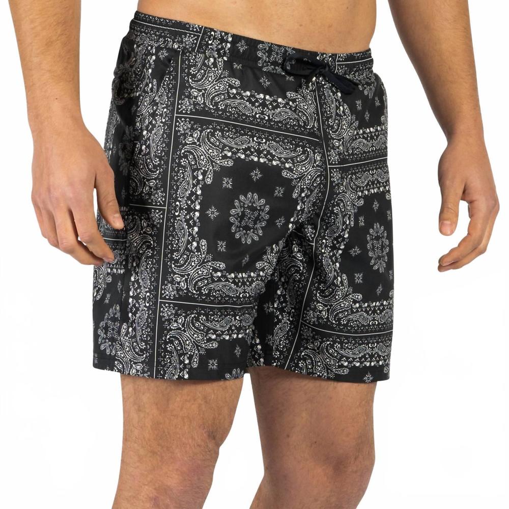 NEW BN3TH agua volley 2n1 short in bandana-black
